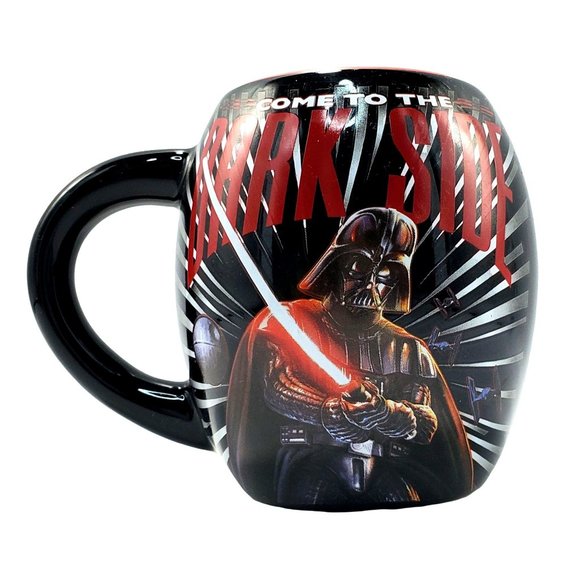 Star Wars Mug COME TO THE DARK SIDE Ceramic Starwars.com Darth Vader 18 oz. - Picture 4 of 9
